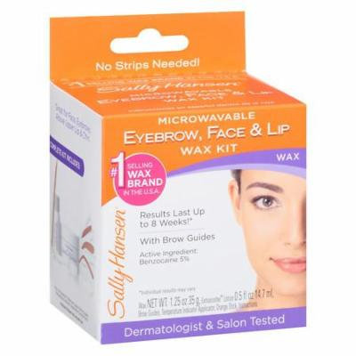 Sally Hansen Eyebrow, Face & Lip Wax 1.25 oz.(pack of 2)