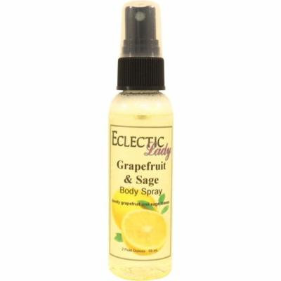 Grapefruit And Sage Body Spray (Double Strength), 4 ounces