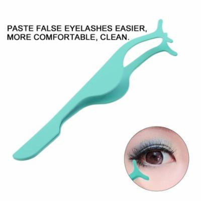 Stainless Steel False Eyelashes Curler Applicator Remover Curler Tweezers Clip