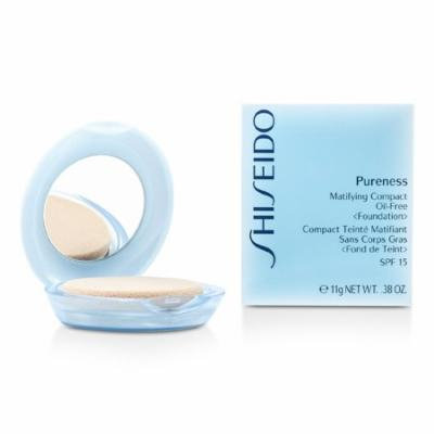 Shiseido - Pureness Matifying Compact Oil Free Foundation SPF15 (Case + Refill) - # 10 Light Ivory -11g/0.38oz