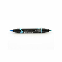 Premier Double-Ended Brush Tip Markers light blue, 047 (pack of 6)