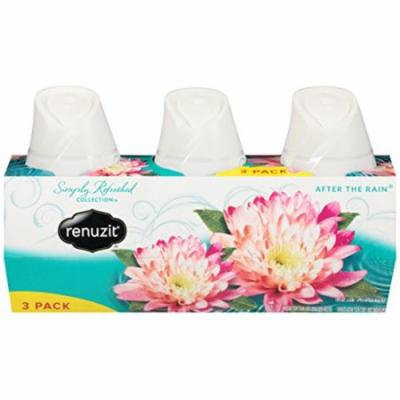 Renuzit Adjustables Air Freshener, After the Rain, 3 Count
