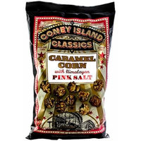 Coney Island Classics Popcorn, Caramel Corn With Himalayan Pink Salt, 12 Ounce Bags (6 Pack)