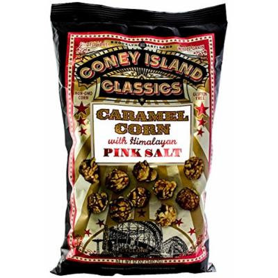 Coney Island Classics Popcorn, Caramel Corn With Himalayan Pink Salt, 12 Ounce Bags (6 Pack)