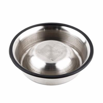 All Size Stainless Steel No tip No Slip Dog Puppy Pet Food or Water Bowl Dish