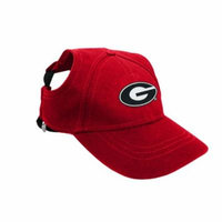 Georgia Bulldogs Pet Baseball Hat - Medium