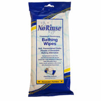 Cleanlife Products No-rinse Bathing Wipes Alcohol-Free 8 x 8 Inch - 5 Packs of 8 Wipes (40 Count)