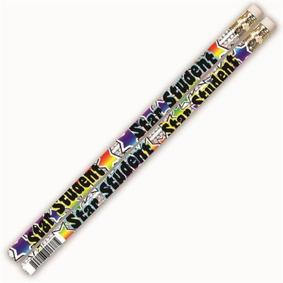 Musgrave Pencil MUS1378DBN Star Student Motivational Fun Pencils - 12 Dozen - 12 per Pack