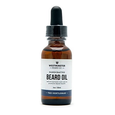 The Gentleman Beard Oil for Men - All Natural - 9 Nutrient-Rich Oils to Promote Beard Health