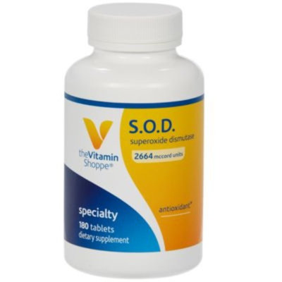 S.O.D. (Super Oxide Dismutase) 2664 MCCORD UNI (180 Tablets) at the Vitamin Shoppe