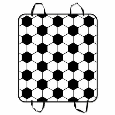 ZKGK Soccer Ball Art,Football Pattern Dog Car Seat Cover Dog Car Seat Cushion Waterproof Hammock Seat Protector Cargo Mat for Cars SUVs and Trucks 54x60 inches