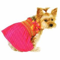 Tropical Flowers Pet Dress (Extra Small)