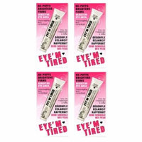 Hard Candy Eye'm Tired, Lightweight Depuffing Eye Serum. 0.59 Oz (Pack of 4) + Scunci Black Roller Pins, 18 Pcs