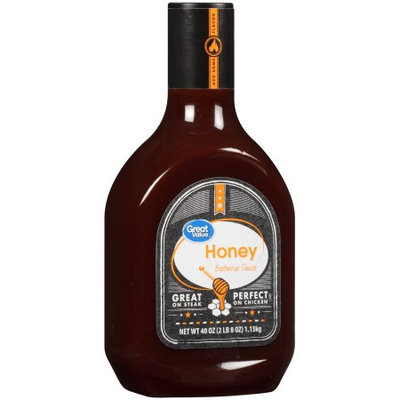 Wal-mart Stores, Inc. Great Value Barbecue Sauce, Honey, 40 oz