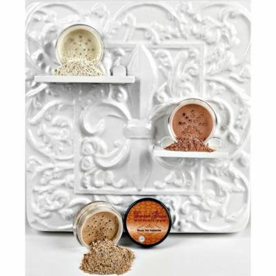 Sweet Face Minerals 3 Pc Kit Mineral Makeup Set Bare Skin Sheer Powder Foundation Cover (Full Size, Light)