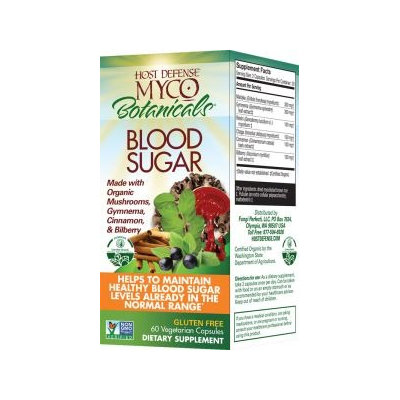 Fungi Perfecti / Host Defense MycoBotanicals Blood Sugar Fungi Perfecti/Host Defense 60 Caps