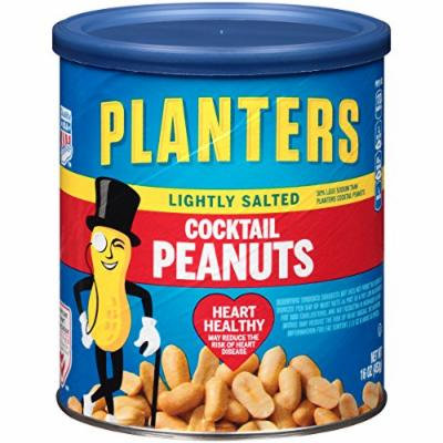 Planters Cocktail Peanuts, Lightly Salted, 6 Count, 96 Ounce
