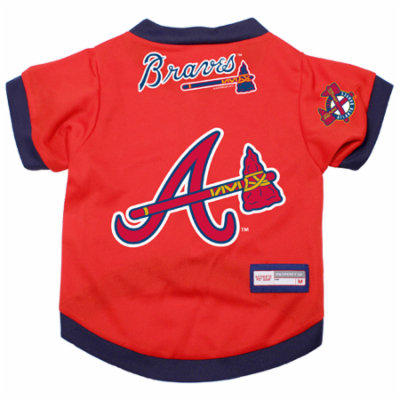 Atlanta Braves Dog Pet Premium Alternate Jersey MEDIUM