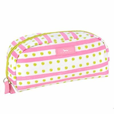 SCOUT Gossip Girl Jewelry and Cosmetic Bag, Quilted Liner, Interior Zipper Pocket, Water Resistant, Zips Closed, Dot Flash