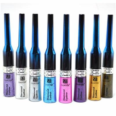 8 SANTEE DIAMOND EYELINER (ST021) Liquid Eye liner Full Set !