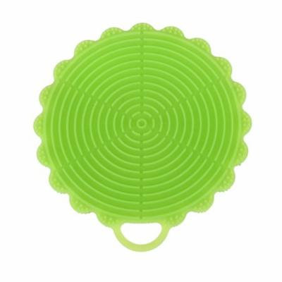 DZT1968® Silicone Dish Washing Sponge Scrubber Kitchen Cleaning antibacterial Tool