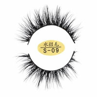 DZT1968 Natural 3D Eyelashes 100% faux Mink Hand-made False Lashes Soft 1 Pair