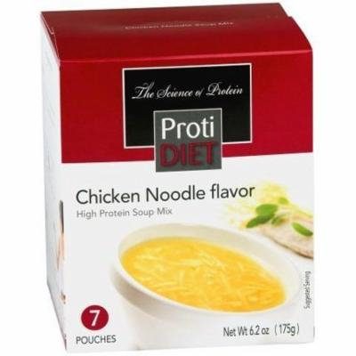 PROTIDIET - High Protein Diet Soup |Chicken Noodle| Low Calorie, Fat Free, Sugar Free (7/Box)