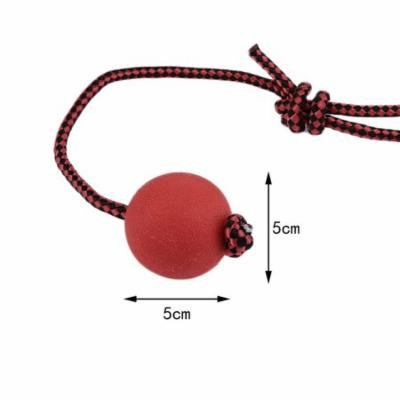 Solid Rubber Dog Chew Training Ball Toys Tooth Cleaning Chew Ball Pet Play