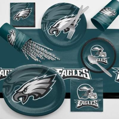 Philadelphia Eagles Ultimate Fan Party Supplies Kit
