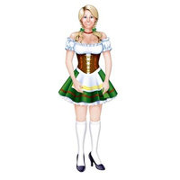 Jointed Oktoberfest Fraulein (Pack of 12)