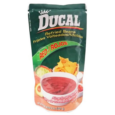 Ducal Red Beans Bag 8 oz - Frijol Rojo Bolsa Display (Pack of 12)