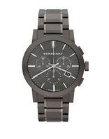 Burberry Mens The City Stainless Steel Chronograph Watch