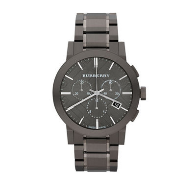 Burberry Mens The City Stainless Steel Chronograph Watch