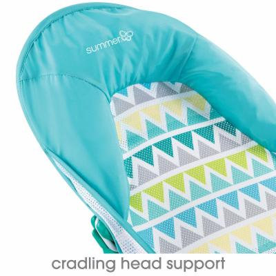 Summer Infant Deluxe Baby Bather - Blue Triangle