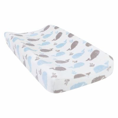 Trend Lab Whales Plush Changing Pad Cover