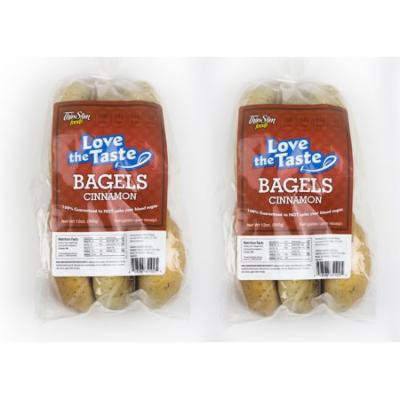 ThinSlim Foods Love-the-Taste Low Carb Bagels Cinnamon, 2pack