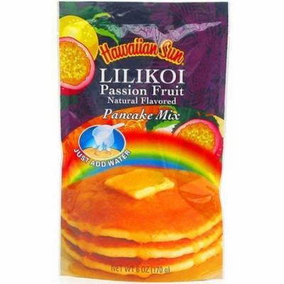 Hawaiian Sun Lilikoi Passion Fruit Pancake Mix 6-ounce (Pack of 12)