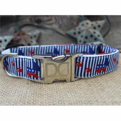 Diva Dog UBS114 Democrat Doggie Dog Collar- Extra Small Sized