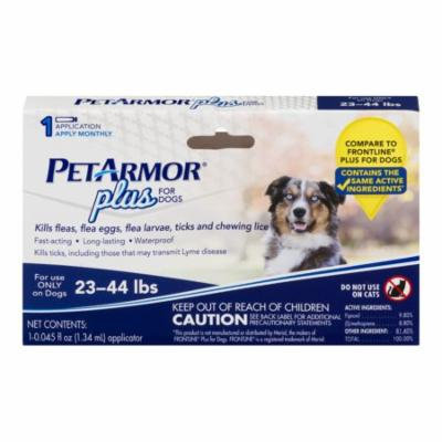 Pet Armor Plus for Dogs 23-44 Lbs, 1.0 CT