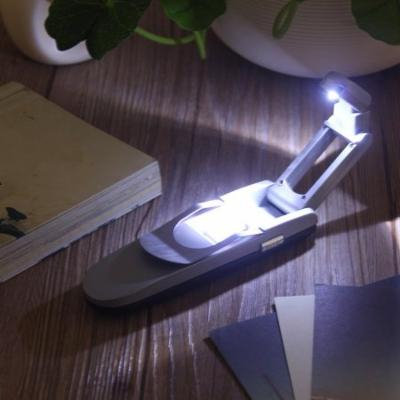 Portable Bright Clip Adjustable LED Book Desk Light Reading Booklight Lamp