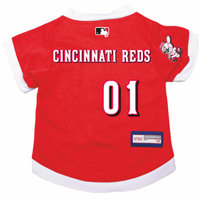 Cincinnati Reds Dog Pet Premium Alternate Jersey LARGE