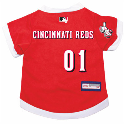 Cincinnati Reds Dog Pet Premium Alternate Jersey LARGE