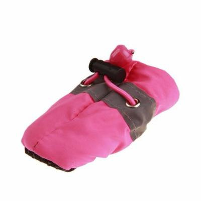 Hot Sale New Antiskid Puppy Shoes Soft-soled Pet Dog Shoes Waterproof Small Dog Prewalkers(Pink)