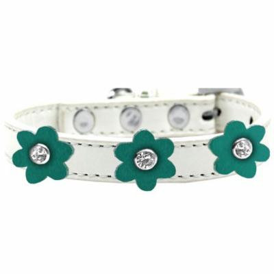 Flower Premium Collar White With Jade Flowers Size 14