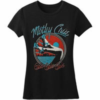 Motley Crue Heels V3 Women's Junior Top Black