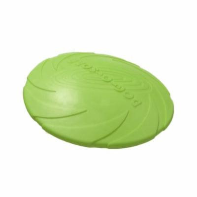 Dog Training Toys Milk Scent Pure Natural Rubber Frisbee Round Teething Toy,Green