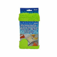 Bulk Buys UU284-24 2 In 1 Microfiber Wash Sponge