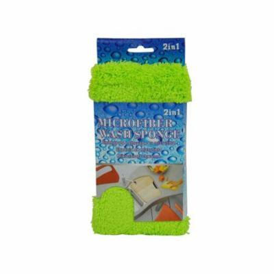 Bulk Buys UU284-24 2 In 1 Microfiber Wash Sponge