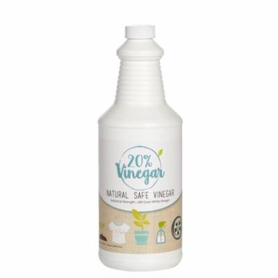 20% Vinegar Concentrate - 200 Grain White Vinegar - 1 Quart of Natural and Safe Multi-Use Concentrated Industrial Vinegar