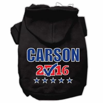 Lazy Elf Screen Print Pet Hoodie Black Lg (14)